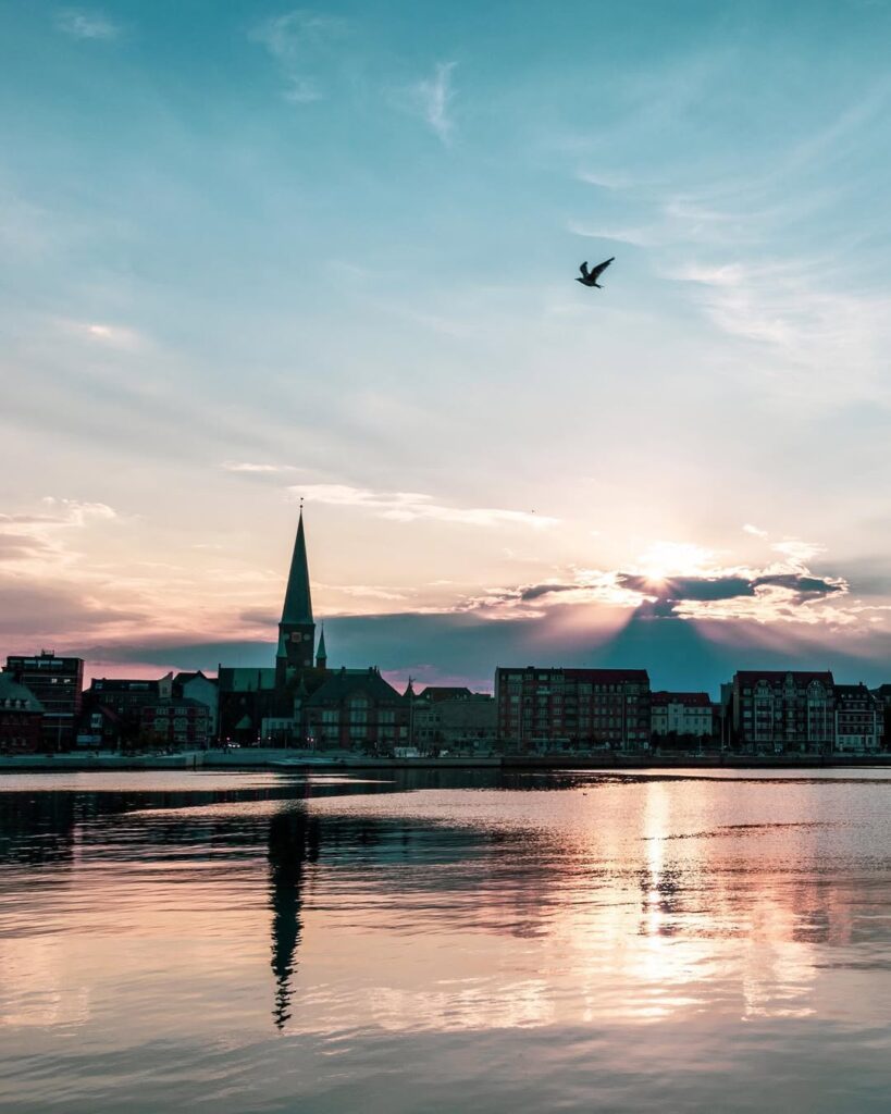 Sunset in Aarhus