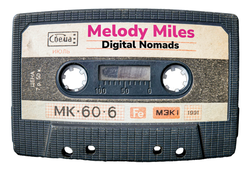 Melody Miles Digital Nomads Logo Perspective